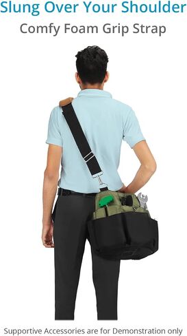 PROAIM Cube Stand-by Bag for Camera Assistants, Grips & Techs | Comes with Comfortable Shoulder Strap | for Utility Tools & Video Accessories (P-CSBT-01) in Saudi Arabia