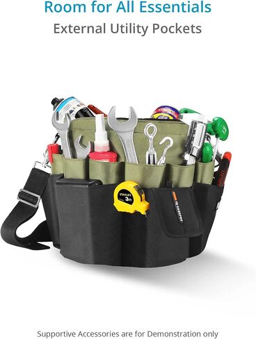 PROAIM Cube Stand-by Bag for Camera Assistants, Grips & Techs | Comes with Comfortable Shoulder Strap | for Utility Tools & Video Accessories (P-CSBT-01) in Saudi Arabia