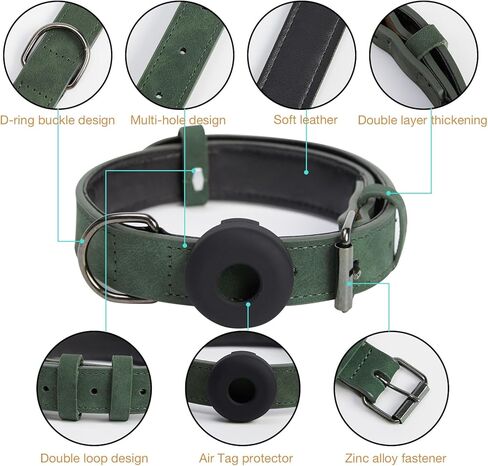 ياقة جلدية بلوري من الألياف الدقيقة من بريتي جولي للكلاب مع واقي بطاقة هوائية وحلقات على شكل حرف D، طوق ناعم متعدد المقاسات قابل للتعديل مع أطواق للكلاب من مادة قابلة للتنفس للكلاب الكبيرة (L_Coffee) in Kuwait