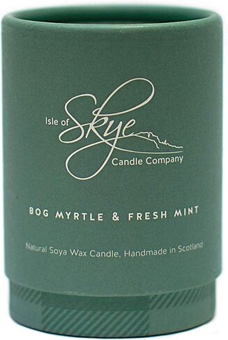 Isle of Skye Candle Company Bog Myrtle and Fresh Mint Scented Miniature Candle - White in Saudi Arabia