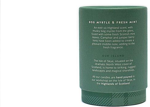 Isle of Skye Candle Company Bog Myrtle and Fresh Mint Scented Miniature Candle - White in Saudi Arabia