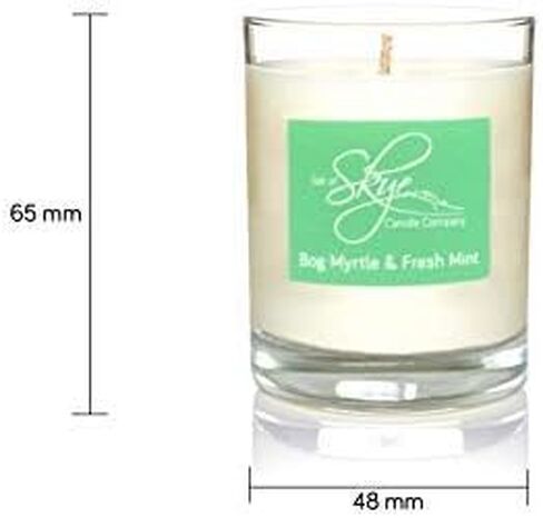 Isle of Skye Candle Company Bog Myrtle and Fresh Mint Scented Miniature Candle - White in Saudi Arabia