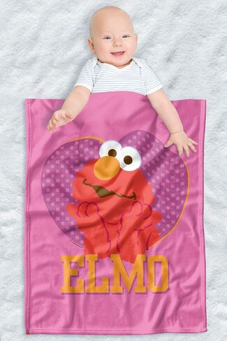 LOGOVISION Sesame Street Lightweight Baby Blanket, 30"X40", Flowers for You Unisex for Infants Girls & Boys in Saudi Arabia