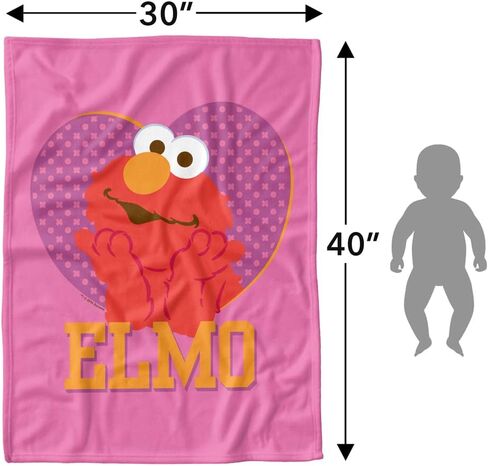 LOGOVISION Sesame Street Lightweight Baby Blanket, 30"X40", Flowers for You Unisex for Infants Girls & Boys in Saudi Arabia