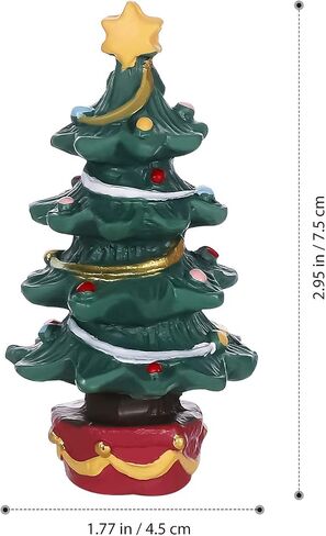 POPETPOP Christmas Aquarium Decoration Creative Resin Oranment Christmas Tree Fish Tank Decoration Aquarium Accessories Fish Tank Supplies for Aquarium Fish Tank Betta Fish in Saudi Arabia