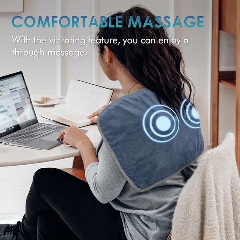 DAILYLIFF Massage Heating Pad, Deep Blue in Kuwait