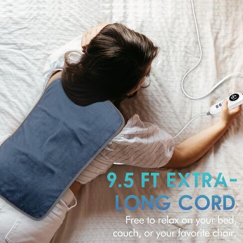 DAILYLIFF Massage Heating Pad, Deep Blue in Kuwait