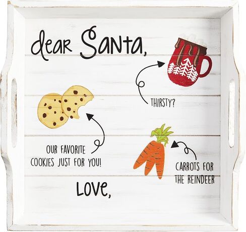 Mud Pie Children's Christmas Cookies for Santa Tray in Saudi Arabia
