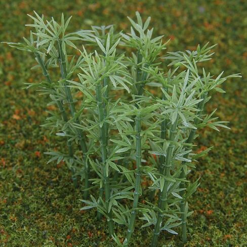 WINOMO 100pcs Plastic Model Bamboo Trees Green 1:200 in Saudi Arabia