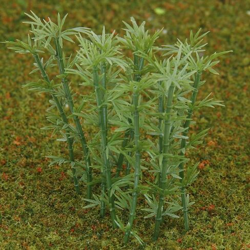 WINOMO 100pcs Plastic Model Bamboo Trees Green 1:200 in Saudi Arabia