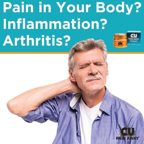 Arthritis Pain Relief Cream - C.U. Pain Away. Reduce Inflammation, Improve Mobility, Rapid Relief. Effective Muscle and Joint Pain Relief. All-Natural Ingredients. in Saudi Arabia