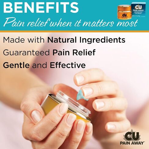 Arthritis Pain Relief Cream - C.U. Pain Away. Reduce Inflammation, Improve Mobility, Rapid Relief. Effective Muscle and Joint Pain Relief. All-Natural Ingredients. in Saudi Arabia