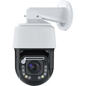 كاميرا أمان خارجية، كاميرا 4K 8MP HD PTZ POE، تكبير بصري 360 درجة / إمالة 105 درجة 20x، اكتشاف الأشخاص والمركبات، تتبع تلقائي، رؤية ليلية بالأشعة تحت الحمراء بطول 328 قدمًا، محادثة ثنائية الاتجاه، مقاومة للماء IP66 (مع ممسحة). in Kuwait