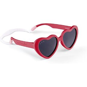 ROSHAMBO Eyewear Heart Sunglasses - Unbreakable Italian Made Eyewear with Strap - BPA-Free Polarized UV Protection in Saudi Arabia
