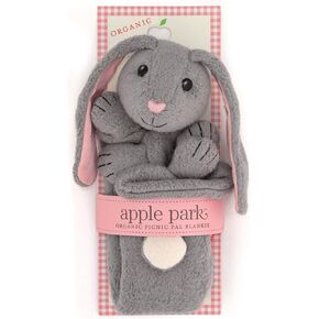 Apple Park Picnic Pals - Bunny Blankie, Blanket Baby Toy for Newborns, Infants, Toddlers - Hypoallergenic, 100% Organic Cotton in Kuwait