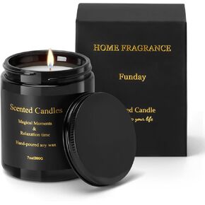 Qonmpcvu Westin White Tea Scented Candle, Candles for Home Scented, Scented Candles with Gift Box, Candles Gifts for Women & Men, Natural Soy Wax, 8 oz 45 Hour Burn Aromatherapy Candle in Kuwait