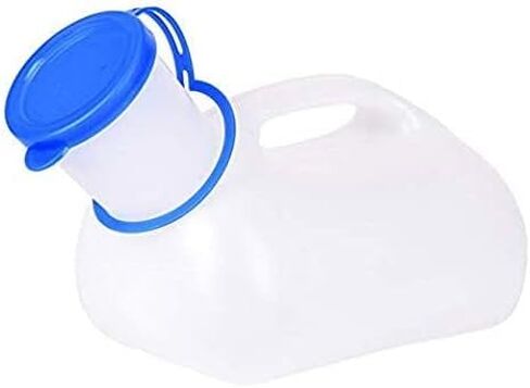 dylmzam Unisex Urinal for Car, Toilet Urinal for Men and Women, Bedpans Pee Bottle, with a Lid and Funnel, Plastic Can for Car, Old Man, Child and Diabetes for Camping Outdoor Travel000 in Kuwait