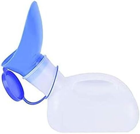 dylmzam Unisex Urinal for Car, Toilet Urinal for Men and Women, Bedpans Pee Bottle, with a Lid and Funnel, Plastic Can for Car, Old Man, Child and Diabetes for Camping Outdoor Travel000 in Kuwait