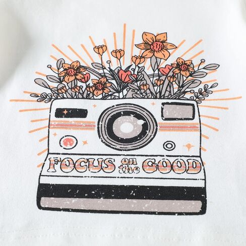 Toddler Bell Bottoms Outfit For Girls Short Sleeve Clothes Floral Summer Set in Kuwait