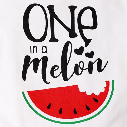 ملابس صيفية للفتيات حديثي الولادة من FRYAID قطعة واحدة في البطيخ لعيد الميلاد الأول رومبير منقطة شورت أطقم ملابس للأطفال الصغار in Kuwait