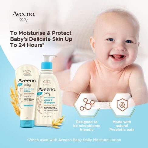 Aveeno Baby Daily Moisture Lotion, 8 Fl. Oz, 2 pack in Saudi Arabia