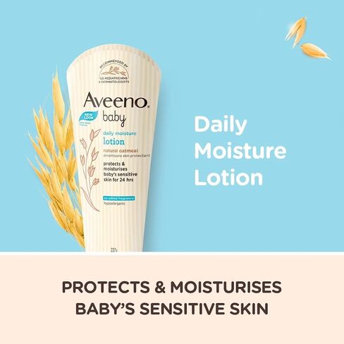 Aveeno Baby Daily Moisture Lotion, 8 Fl. Oz, 2 pack in Saudi Arabia