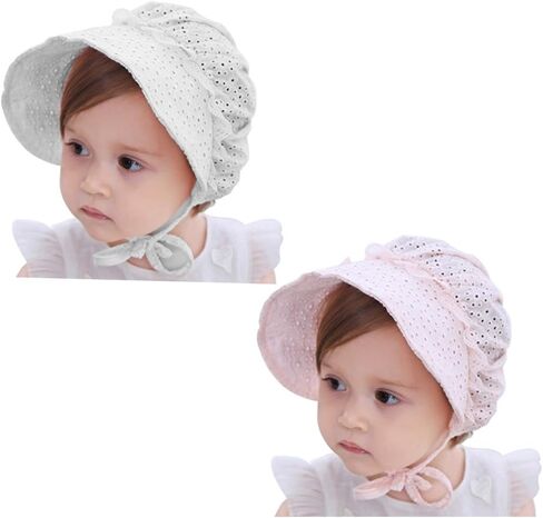 My Little Baby Baby Girls Sun Hat Summer Baby Hats Fashion Hollow Sun Protection Caps Floppy Beach Hat Vacation Caps in Saudi Arabia
