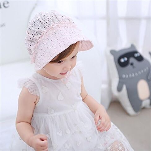 My Little Baby Baby Girls Sun Hat Summer Baby Hats Fashion Hollow Sun Protection Caps Floppy Beach Hat Vacation Caps in Saudi Arabia