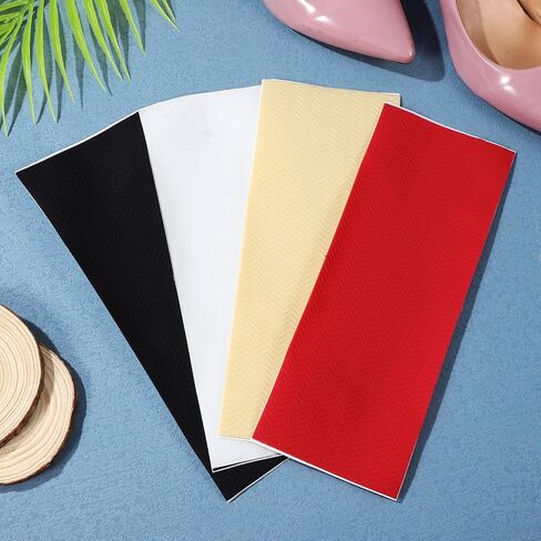 Healifty 4 Pack Shoe Sole Protectors Self Adhesive Silicone Non-Slip Shoes Cover Bottoms for Women Compatible for high-Heels 4 Sheets for 4 Pair of Shoes 11.00X5.70 INCH in Saudi Arabia