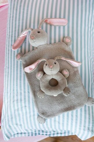 Apple Park Picnic Pals - Bunny Blankie, Blanket Baby Toy for Newborns, Infants, Toddlers - Hypoallergenic, 100% Organic Cotton in Kuwait
