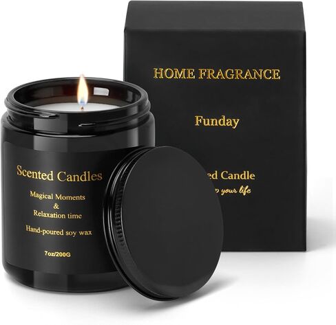 Qonmpcvu Westin White Tea Scented Candle, Candles for Home Scented, Scented Candles with Gift Box, Candles Gifts for Women & Men, Natural Soy Wax, 8 oz 45 Hour Burn Aromatherapy Candle in Kuwait