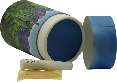 أنبوب نثر مجموعة Casket Depot Memorial Collection، جرة قابلة للتحلل الحيوي لنثر الرماد، جرة صديقة للبيئة (كبيرة للبالغين 250 بوصة مكعبة) in Kuwait