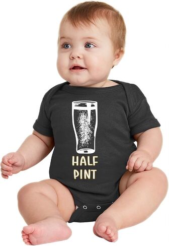 ملابس داخلية للرضع من Threadrock Pint ونصف Pint ومجموعة مطابقة للتي شيرت الرجالي in Kuwait