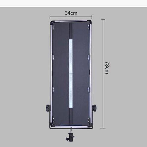 Professional Daylight LED Video Light with U Bracket, Barndoors and Carrying Case for Studio Youtube Video Photography Lighting, Durable Metal Frame, 5500K,DMX512 Compatible in Saudi Arabia