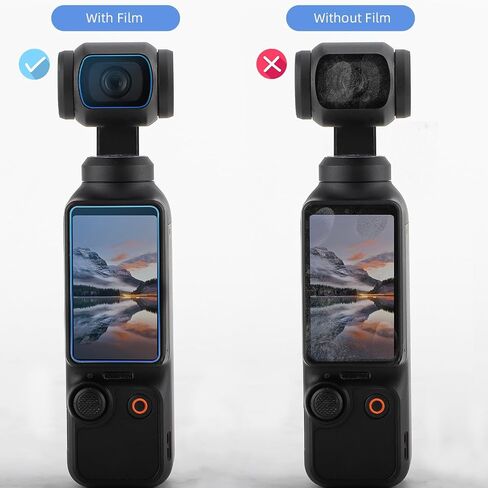 MoYouno Screen Protector for DJI OSMO Pocket 3,LCD Screen Proctector & Lens Protector Set 9H Hardness HD Tempered Glass Film for DJI Osmo Pocket 3 Accessories[3+3 Pack] in Saudi Arabia