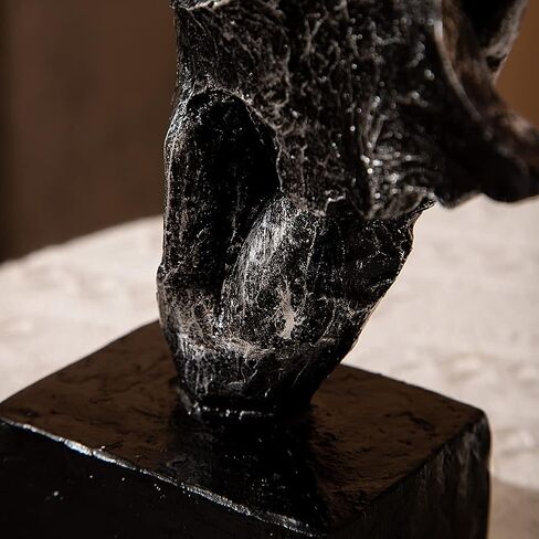 Anding Home Statue,Silver Hand and Face Sculpture,Abstraction Creative Decoration, Office Countertop Decoration, Gift (A6487vintage Silver) in Kuwait