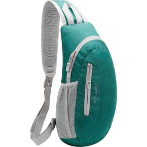 Gisdanchz للجنسين العسل الجاكار حقيبة حبال صغيرة سليم حقيبة ظهر ذات حمالة Crossbody حقيبة صدر للرجال للمشي لمسافات طويلة السفر