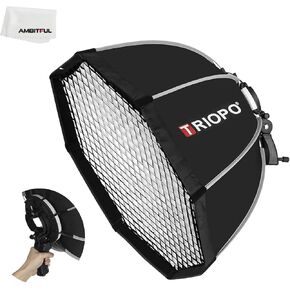 لوحة صور AMBITFUL 35.4 بوصة / 90 سم Speedlite Flash Octagon Umbrella Softbox تركيب سريع Speedlite Flash Softbox + شبكة قرص العسل للتصوير الفوتوغرافي في الهواء الطلق في الاستوديو in Kuwait