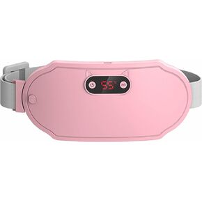 وسادة تدفئة للحيض، حزام الرحم الدافئ المحمول، حزام كهربائي لتدفئة تشنجات الحيض مع 3 مستويات للحرارة وأوضاع للتدليك، قابل لإعادة الشحن عبر USB، هدية فترة للمرأة in Kuwait