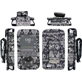 Designed Fitted Leather Case with Clip & Screen Protector (Lanyard Included) for Dexcom G7 / G6 Receiver (WPF-1)