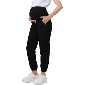 Women's Maternity Joggers Pregnant Sweatpants Pants Casual Lounge Over Belly Gym in Saudi Arabia