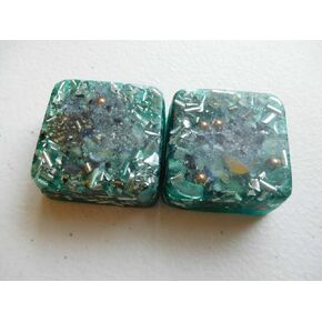 Brass Purple 2 Mini Cube Tower Busters Crystal Orgone (Brass Purple) in Kuwait