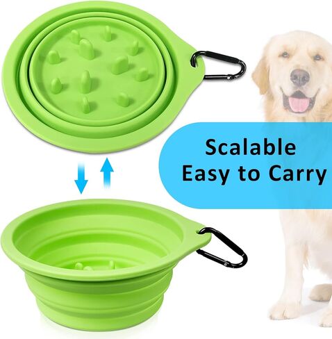 حزام رفع الكلاب من ATESON، حبال للكلاب لدعم الساق الخلفية - حزام دعم للكلاب للأرجل الخلفية مع وعاء للكلاب وأوعية قابلة للطي للحيوانات الأليفة in Kuwait