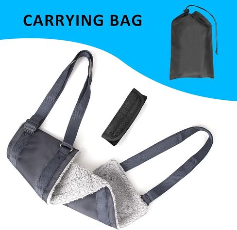 حزام رفع الكلاب من ATESON، حبال للكلاب لدعم الساق الخلفية - حزام دعم للكلاب للأرجل الخلفية مع وعاء للكلاب وأوعية قابلة للطي للحيوانات الأليفة in Kuwait