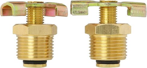 استنزاف الديك FMHXG 2 قطعة 3/8 "صمام تصريف ضاغط الهواء ذو ​​النمط المجنح لاستنزاف خزان NPT 3/8 بوصة in Saudi Arabia