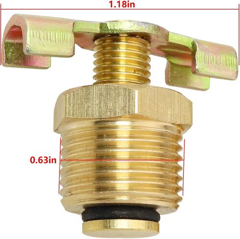 استنزاف الديك FMHXG 2 قطعة 3/8 "صمام تصريف ضاغط الهواء ذو ​​النمط المجنح لاستنزاف خزان NPT 3/8 بوصة in Saudi Arabia