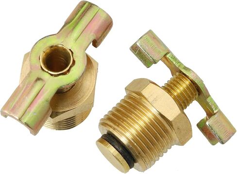 استنزاف الديك FMHXG 2 قطعة 3/8 "صمام تصريف ضاغط الهواء ذو ​​النمط المجنح لاستنزاف خزان NPT 3/8 بوصة in Saudi Arabia