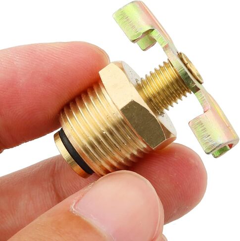 استنزاف الديك FMHXG 2 قطعة 3/8 "صمام تصريف ضاغط الهواء ذو ​​النمط المجنح لاستنزاف خزان NPT 3/8 بوصة in Saudi Arabia