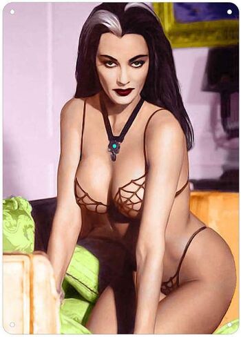 Pin Up Girl Vintage Metal Tin Sign Man Cave للرجال والنساء، ديكور جدار للحانات والمرحاض والمطاعم والمقاهي والحانات، 12 × 8 بوصة in Kuwait