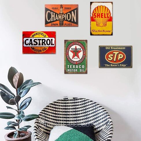 Pin Up Girl Vintage Metal Tin Sign Man Cave للرجال والنساء، ديكور جدار للحانات والمرحاض والمطاعم والمقاهي والحانات، 12 × 8 بوصة in Kuwait